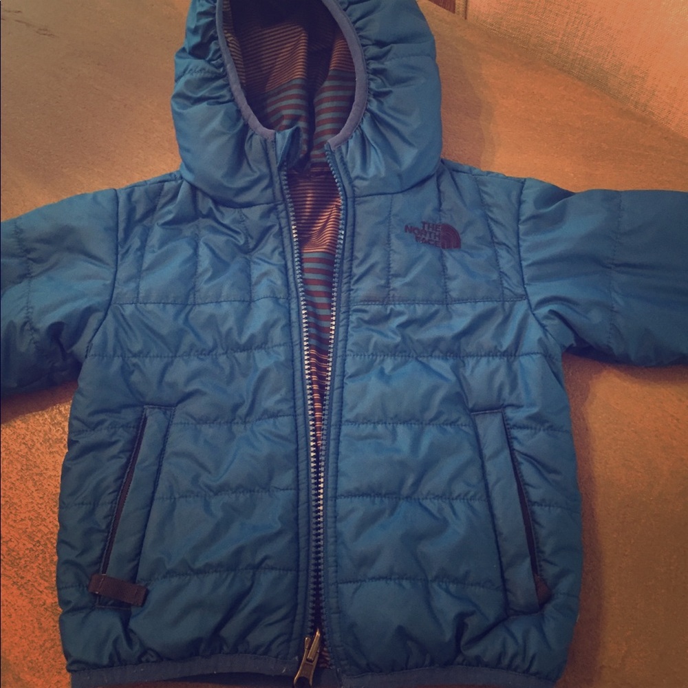 North Face boys reversible jacket